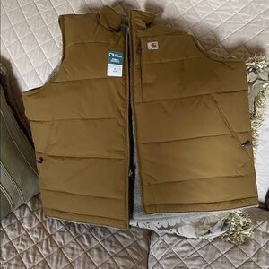 Carhartt Womens Montana Relaxed Fit Reversible Sherpa Vest NWT large nwt